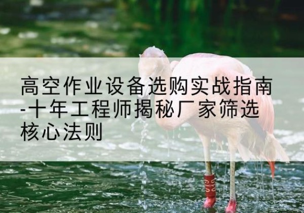 石阡剪叉式升降机厂家-高空作业设备选购实战指南-十年工程师揭秘厂家筛选核心法则